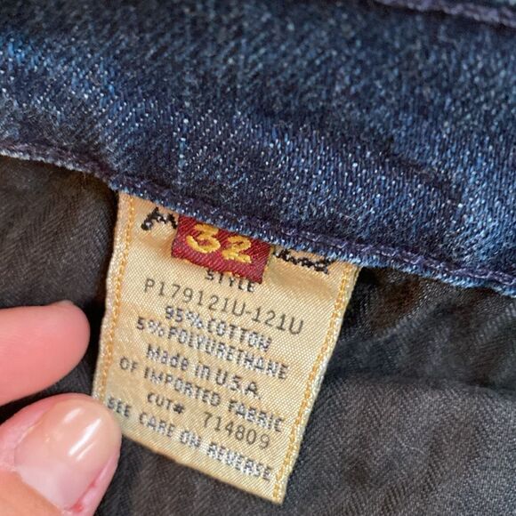 7 FOR ALL MANKIND Roxanne mid-rise slim jeans size 32 - Picture 3 of 4